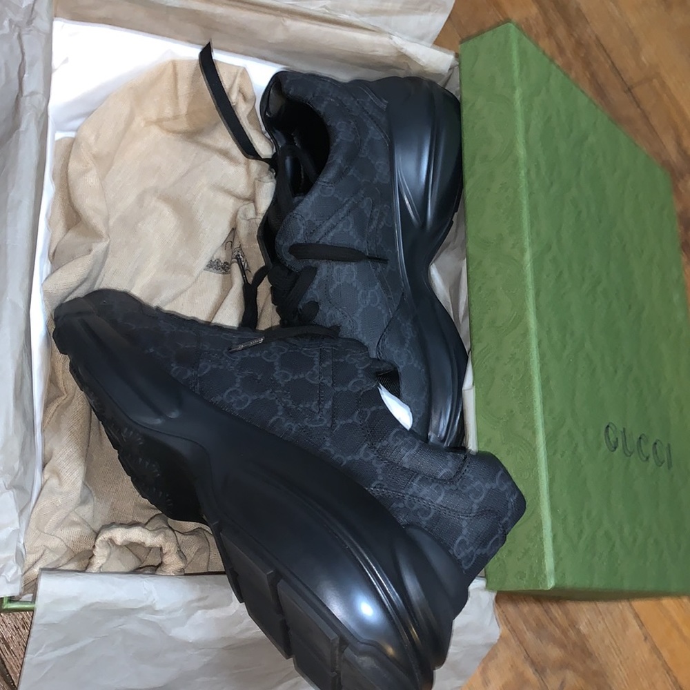 Gucci Black Rython Shoes - Picture 2 of 5